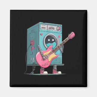 Gitarist Wasmachine Zoek naar E-Gitaar liefhebbers Magneet