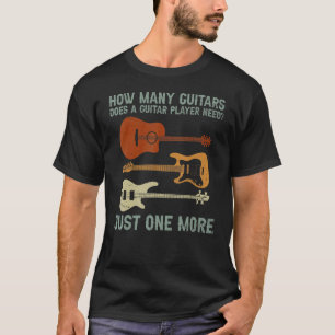 gitaristen hoeveel gitaren een gitarspeler N T-shirt