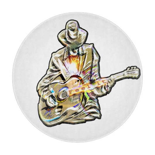 Gitarren Blues Mann - Feel it Snijplank (Voorkant)