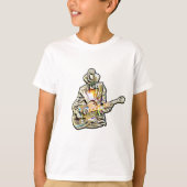 Gitarren Blues Mann - Feel it   T-shirt (Voorkant)