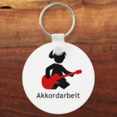 Gitarrengöttin "Akkordarbeit" von Emma Shirt Sleutelhanger (Voorkant)