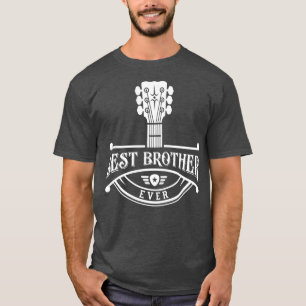 GItarrist Musician Best Brother Ever Guitar Neck T-shirt