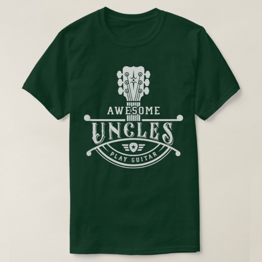 GItarrist Musician Geweldige Uncles Play Guitar Ne T-shirt (Design voorkant)