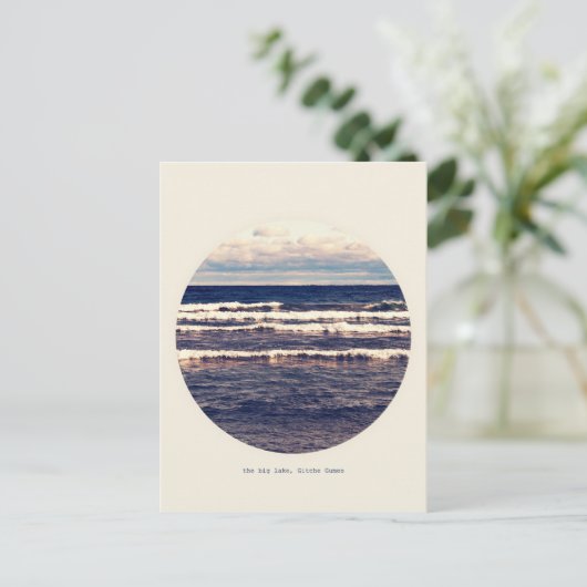 Gitche Gumee Briefkaart (Staand voorkant)