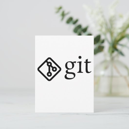 GitHub-zelfstudie Briefkaart (Staand voorkant)