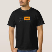 GitHUB, zwart T-shirt (Voorkant)