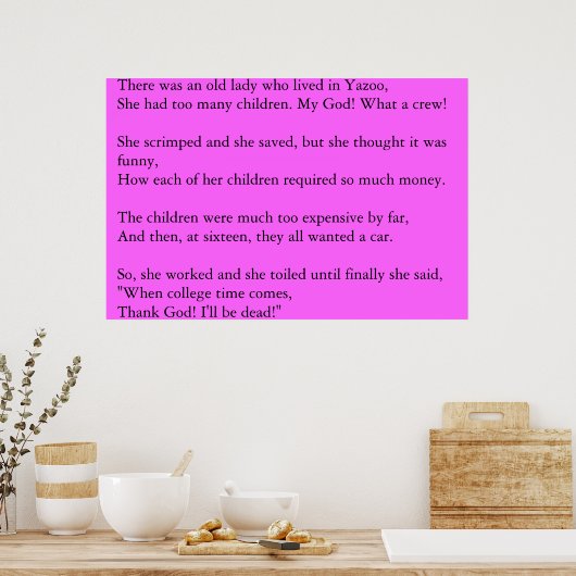 Gitmo Joe Poster (Keuken)