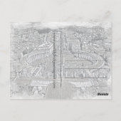 Giubileo 2025 Vaticano, souvenir viaggio, regalo. Briefkaart (Achterkant)