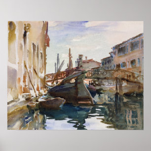 Giudecca (1913) van John Singer Sargent Poster
