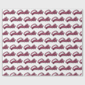 Giulia faded pink personalisiertes Geschenkpapier Cadeaupapier (Vlak)