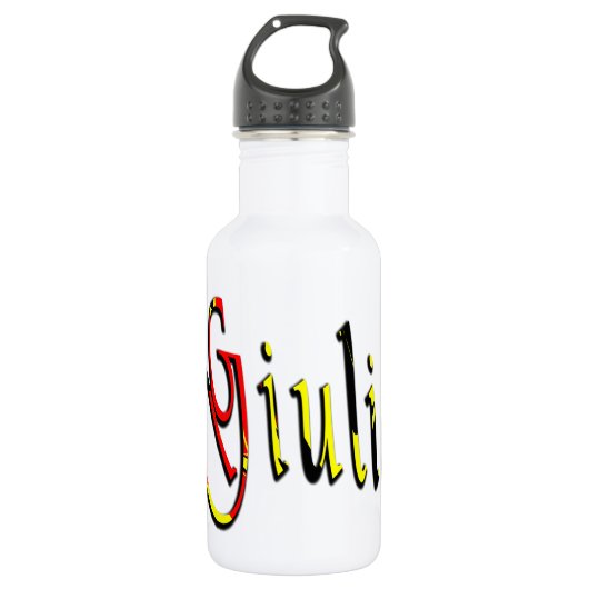 Giulia, naam, Logo, Waterfles (Voorkant)