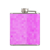 Giulia Name Logo op roze, Heupfles (Achterkant)