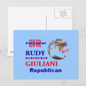 GIULIANI 2012 Briefkaart (Voorkant / Achterkant)