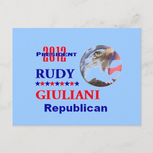 GIULIANI 2012 Briefkaart (Voorkant)