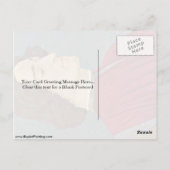 Giuliano de Medici Portret van Sandro Botticelli Briefkaart (Achterkant)