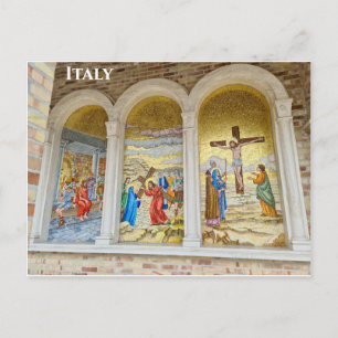 Giulianova Italië Italiaans Mozaïek Reis Foto Briefkaart