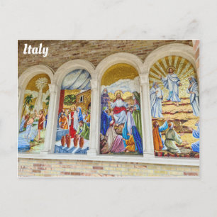 Giulianova Italië Italiaanse Mosaic Travel Foto Briefkaart