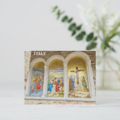 Giulianova Italië Italiaanse Mosaic Travel Foto Briefkaart (Staand voorkant)