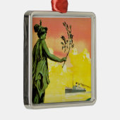 Giulio Cesare ~ Sud America Express Metalen Ornament (Rechts)