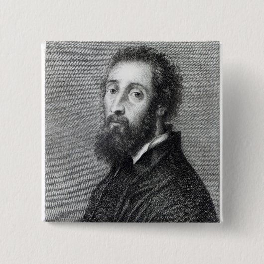 Giulio Romano Vierkante Button 5,1 Cm (Voorkant)