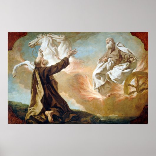 Giuseppe Angeli Elijah neemt deel aan een Chariot Poster (Voorkant)