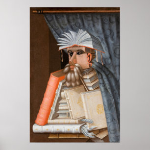 Giuseppe Arcimboldo - De Bibliothecaris Poster