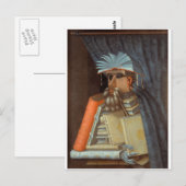 Giuseppe Arcimboldo - De Librarian Briefkaart (Voorkant / Achterkant)