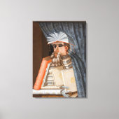 Giuseppe Arcimboldo - De Librarian Canvas Afdruk (Voorkant)
