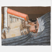Giuseppe Arcimboldo - De Librarian Fleece Deken (Voorkant (Horizontaal))