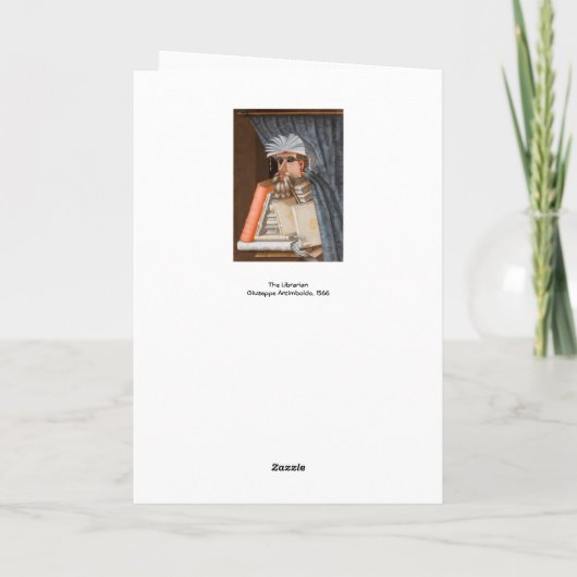 Giuseppe Arcimboldo - De Librarian Kaart (Achterkant)
