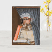 Giuseppe Arcimboldo - De Librarian Kaart (Gele Bloem)