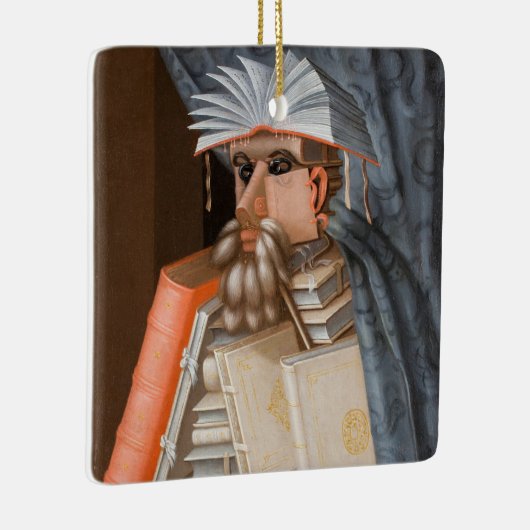 Giuseppe Arcimboldo - De Librarian Keramisch Ornament (Rechts)