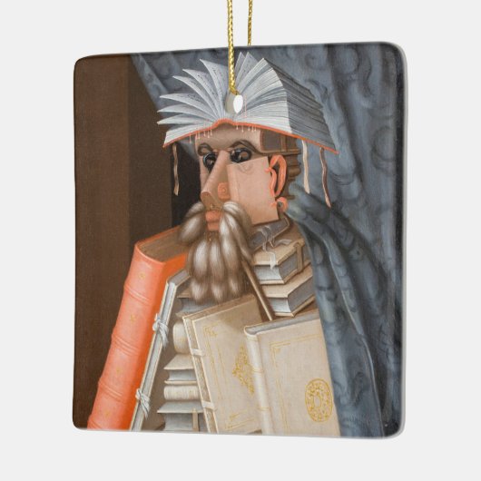 Giuseppe Arcimboldo - De Librarian Keramisch Ornament (Links)