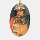 Giuseppe Arcimboldo - de Librarian Keramisch Ornament (Links)