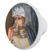 Giuseppe Arcimboldo - De Librarian Keramische Knop (Rechts)