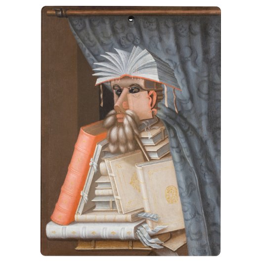 Giuseppe Arcimboldo - De Librarian Klembord (Achterkant)