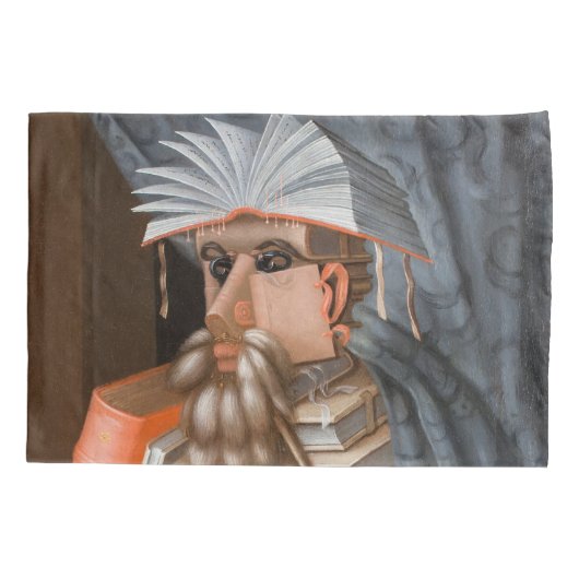 Giuseppe Arcimboldo - De Librarian Kussensloop (Achterkant)