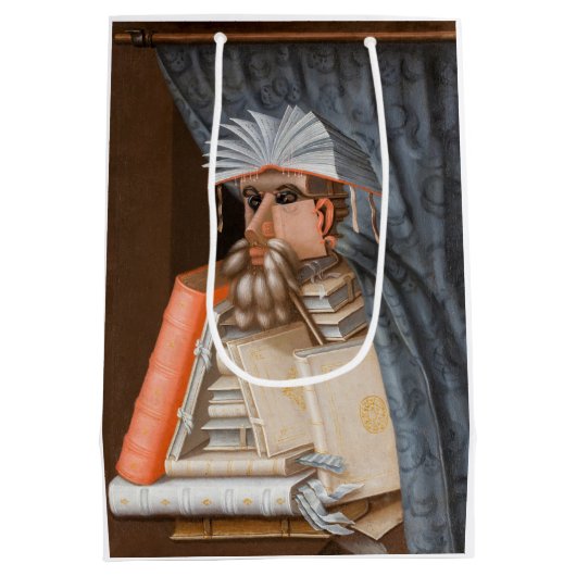 Giuseppe Arcimboldo - De Librarian Medium Cadeauzakje (Achterkant)