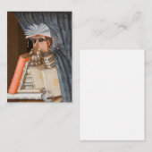 Giuseppe Arcimboldo - De Librarian Notitiekaartje (Voorkant / Achterkant)