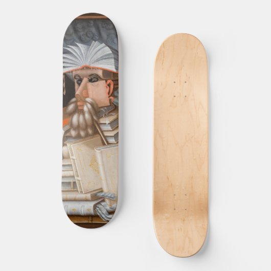 Giuseppe Arcimboldo - De Librarian Persoonlijk Skateboard (Voorkant)