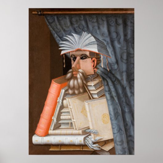 Giuseppe Arcimboldo - De Librarian Poster (Voorkant)