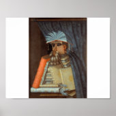 Giuseppe Arcimboldo - De Librarian Poster (Voorkant)