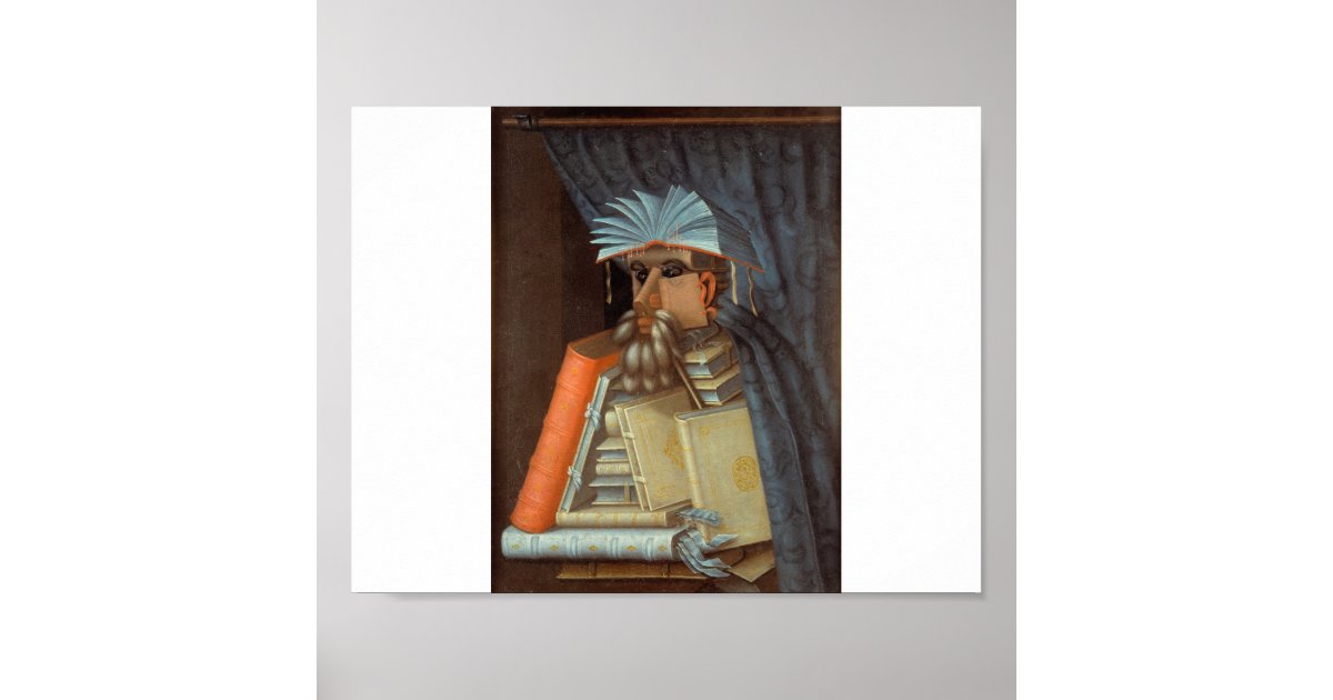 Giuseppe Arcimboldo - De Librarian Poster | Zazzle.nl