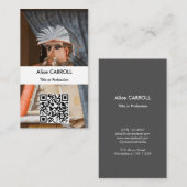 Giuseppe Arcimboldo - De Librarian - QR Code Visitekaartje (Voorkant / Achterkant)