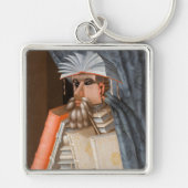Giuseppe Arcimboldo - De Librarian Sleutelhanger (Voorkant)