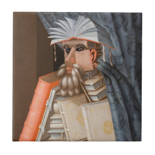 Giuseppe Arcimboldo - De Librarian Tegeltje