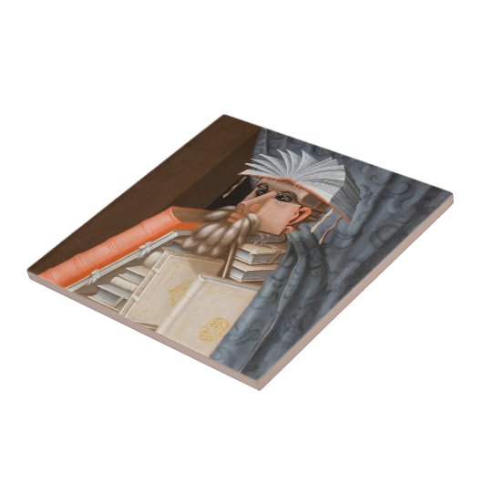 Giuseppe Arcimboldo - De Librarian Tegeltje (Zijkant)