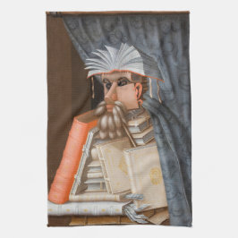 Giuseppe Arcimboldo - De Librarian Theedoek