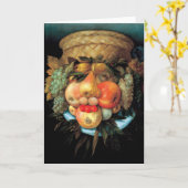 Giuseppe Arcimboldo - de Mand van het Fruit Kaart (Gele Bloem)