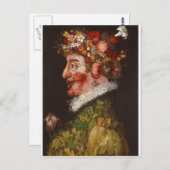 Giuseppe Arcimboldo - La Primavera Briefkaart (Voorkant / Achterkant)